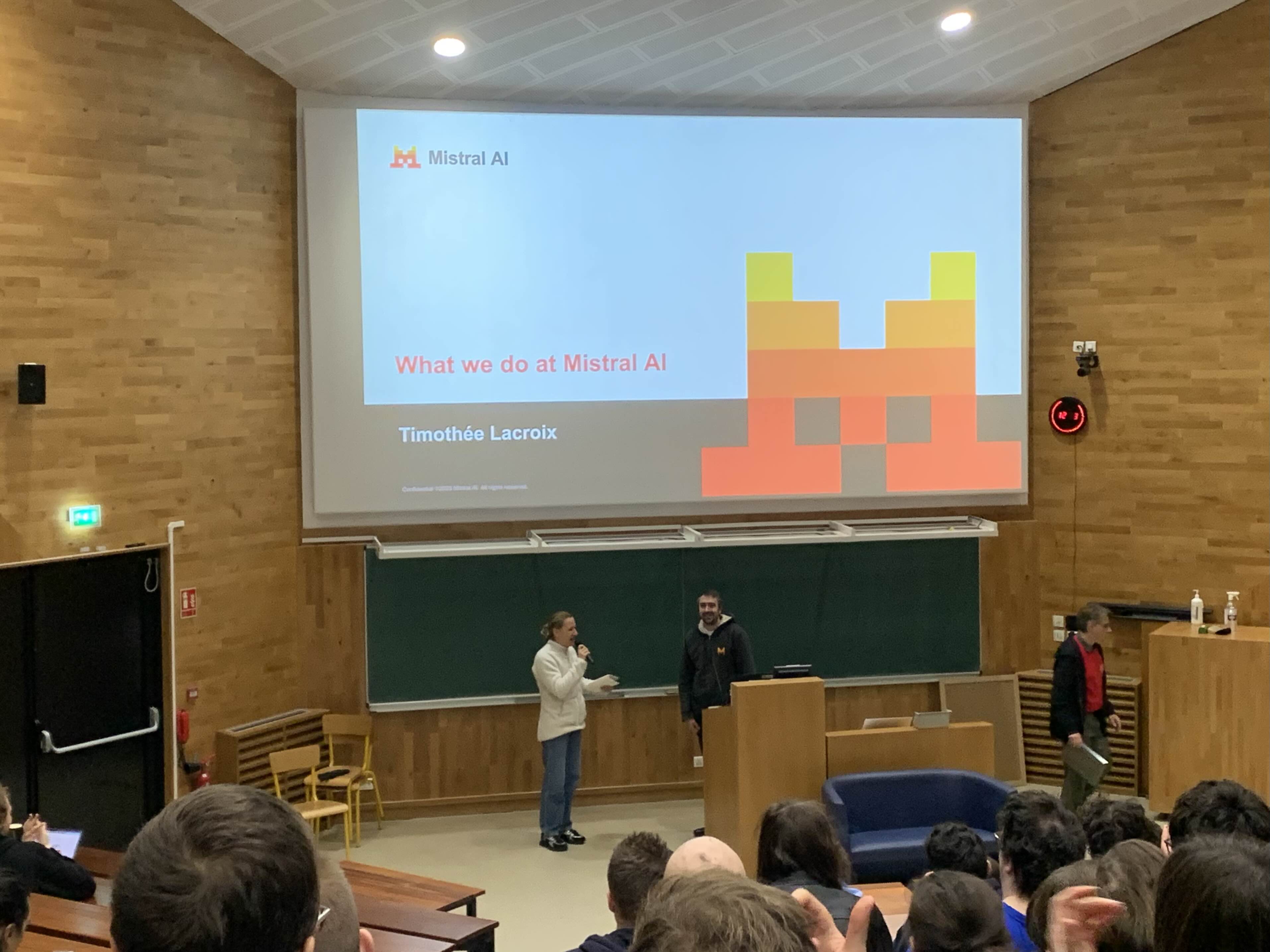 Start of Timothée Lacroix's conference